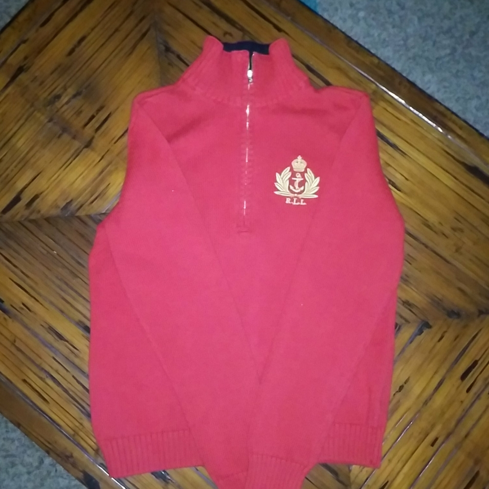 Red Ralph Lauren red sweater
